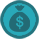 bounty circle icon